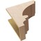 Ekena Millwork 9"W x 18"D x 18"H Classic Diane Rough Cedar Woodgrain TimberThane Corbel, Primed Tan CORUR09X18X18DIARCPR - alternate 2